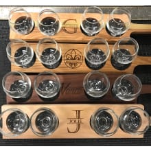 Product image of Custom beer flights with glasses