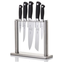Product image of Mercer Culinary Genesis 6-Piece Knife Set with Tempered Glass Block
